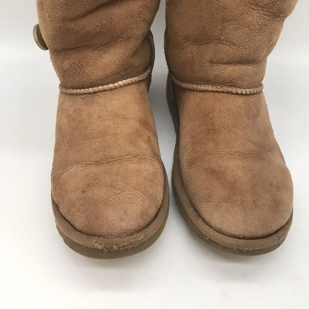 UGG Australia Chestnut Bailey Button Triplet Winter Boots 1962 Women's 5 Sherpa - Picture 5 of 13